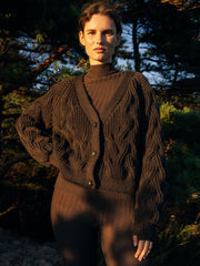 Nemunas: Nettle Merino Wool Cardigan
