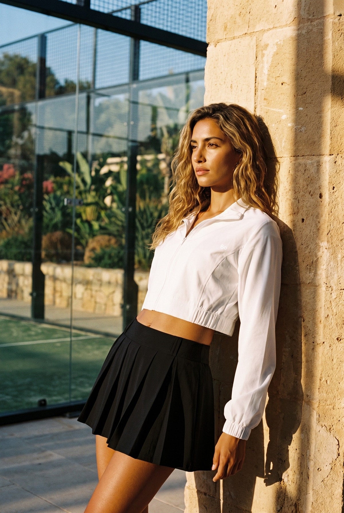 ELSA Cropped Jacket & Pleated Skirt Set