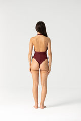 Mahalo One Piece Swimwear in Burgundy