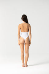 Mahalo One Piece Swimwear in White