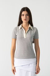 Rena Polo in Grey