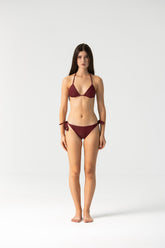 Zalea Bikini Set in Burgundy