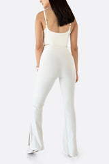 Ivory Set Leggings & Corset - Avenue Athletica