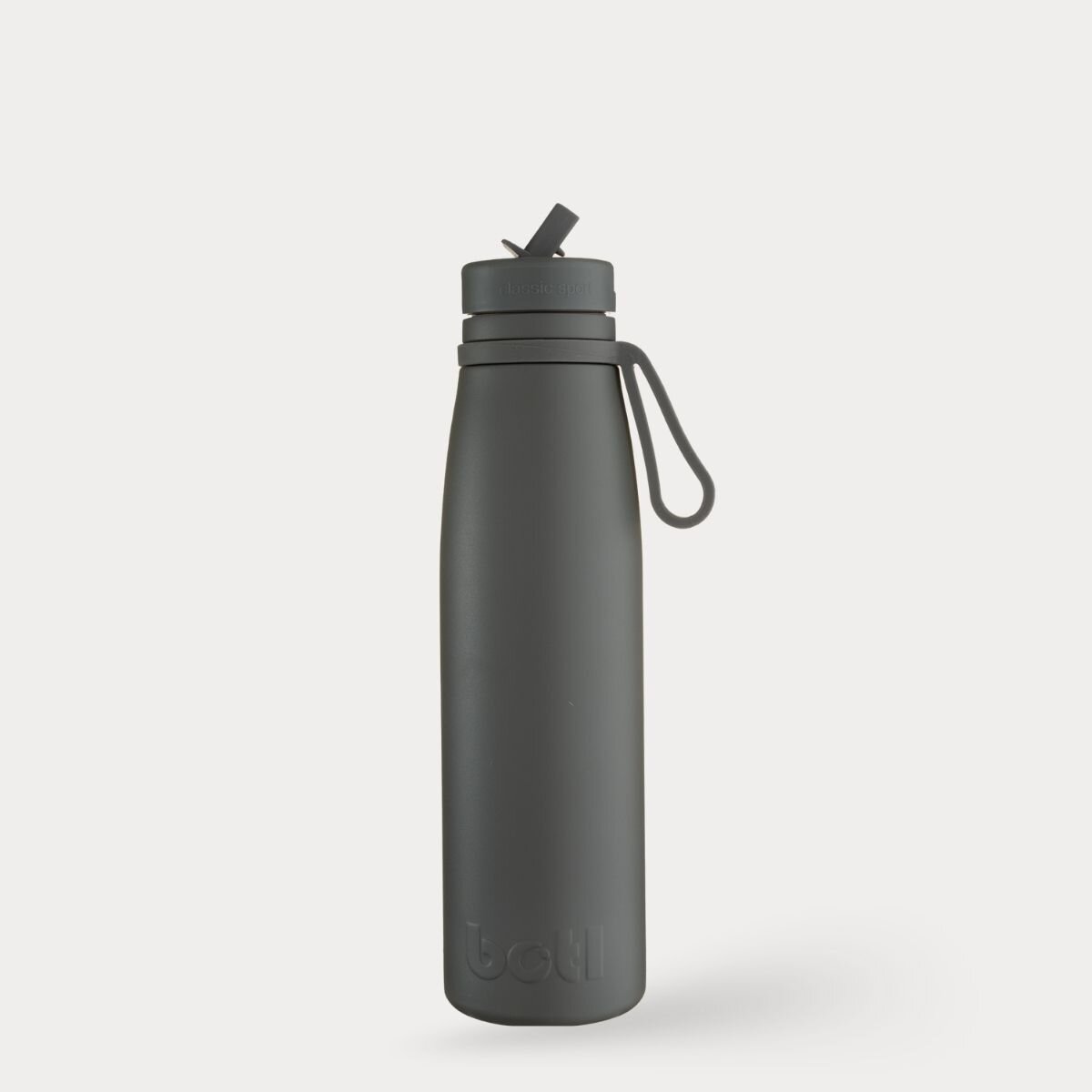 500ml Stainless Steel Insulated Bottle With Leakproof Straw Cap | BOTL | Earth Grey