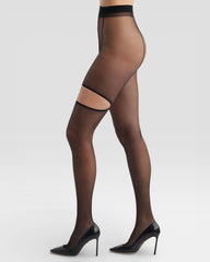 Enigma Cut Out Tights
