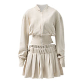 Inej Skirt Set in Beige