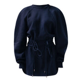 Mins Dress in Dark Blue