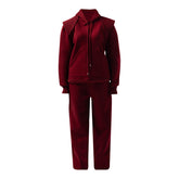 Xahari Set in Burgundy