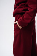 Eclips Pants Set in Burgundy