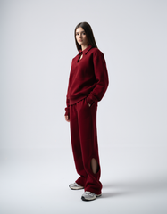 Eclips Pants Set in Burgundy