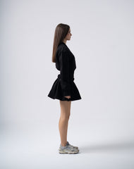 Inej Skirt Set in Black