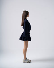 Inej Skirt Set in Dark Blue