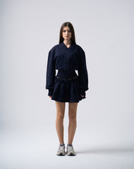 Inej Skirt Set in Dark Blue