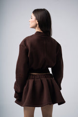 Inej Skirt Set in Brown