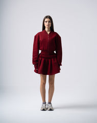 Inej Skirt Set in Burgundy