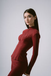 Macao Set in Burgundy