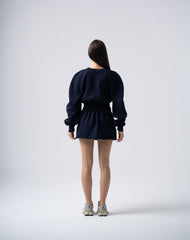 Mins Dress in Dark Blue