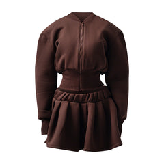 Inej Skirt Set in Brown