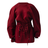 Mins Dress in Burgundy