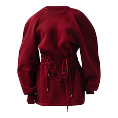 Mins Dress in Burgundy