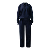 Eclips Pants Set in Dark Blue