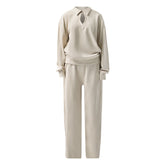 Eclips Pants Set in Beige