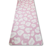 Amp Yoga Mat Pink Leopard Vegan Suede