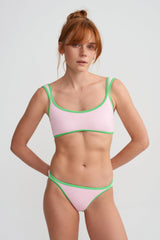 DUET SURF BIKINI TOP - CANDY PINK