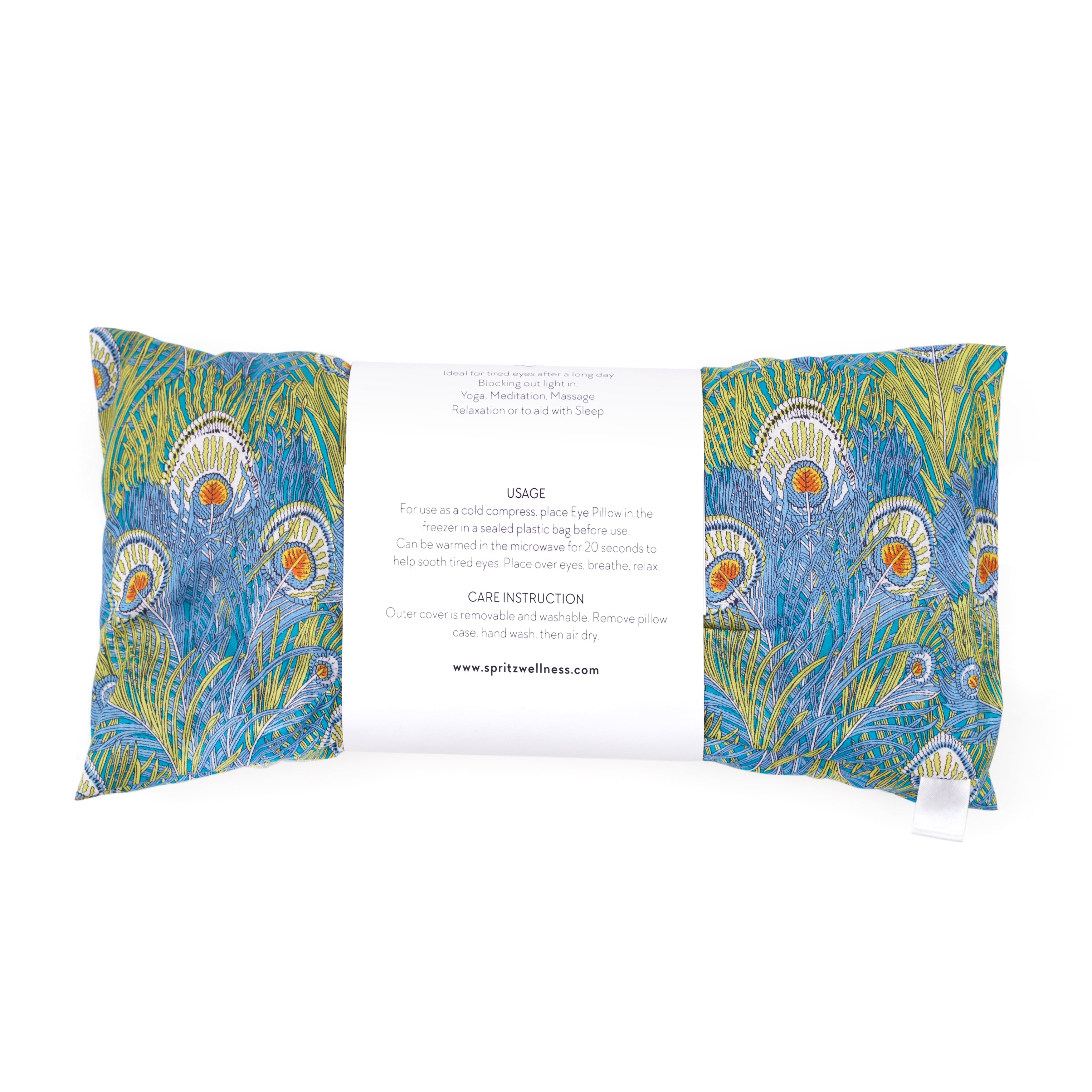 Aromatherapy Liberty Print Eye Pillow - Hera Green
