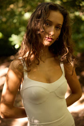 Sustainable Activewear Agnes Sports Top Cream