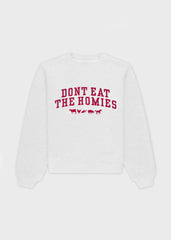 HEATHER VARSITY CREWNECK