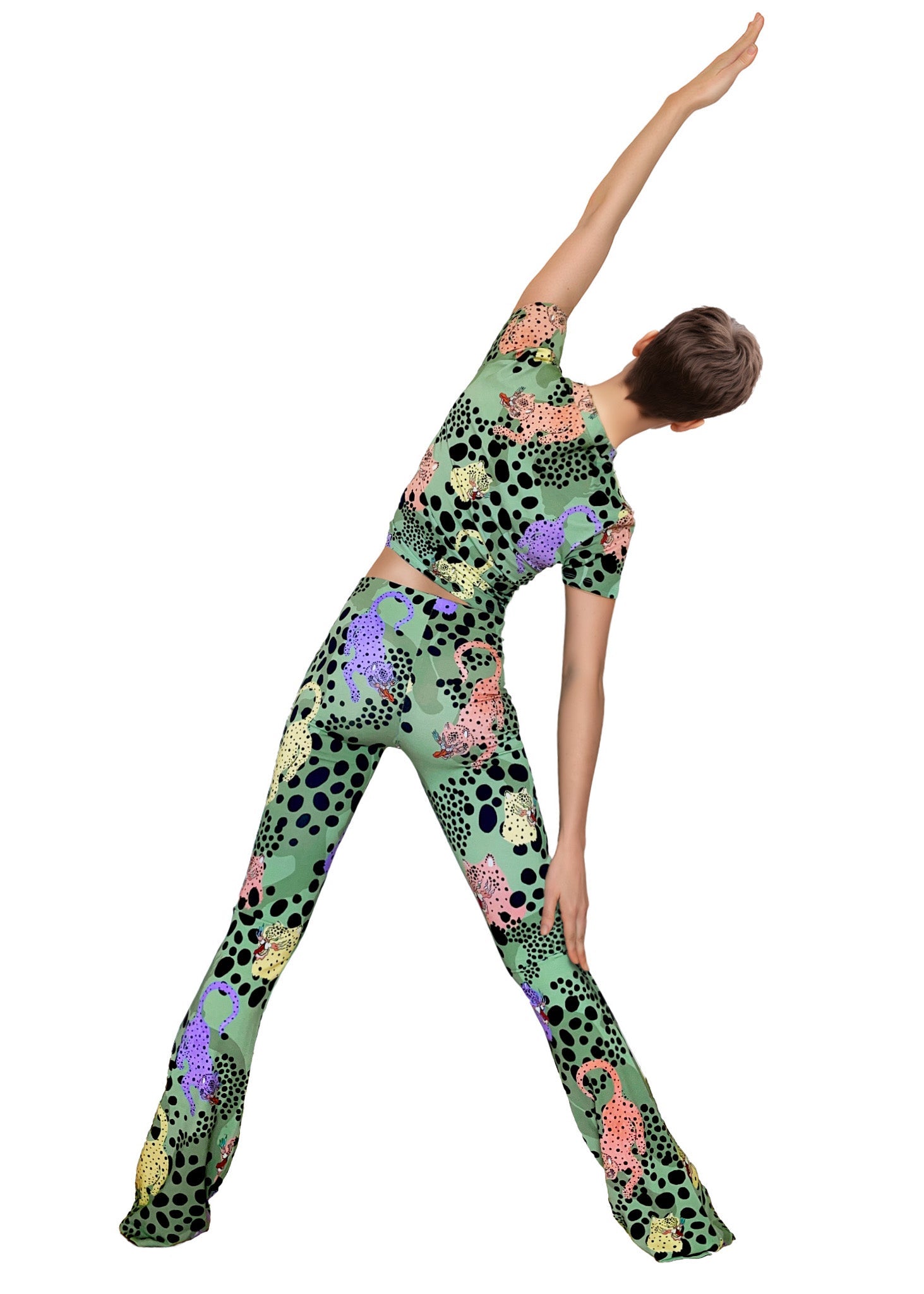 MS CHEE FLARED PANTS - BAMBOO