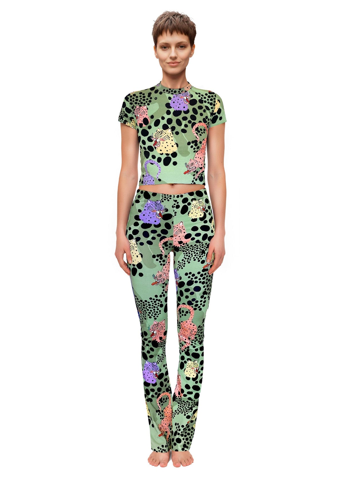 MS CHEE FLARED PANTS - BAMBOO - B2B