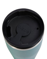 Peacock Green Coffee Cup + Lid