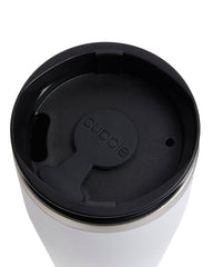 Chalk White Coffee Cup + Lid