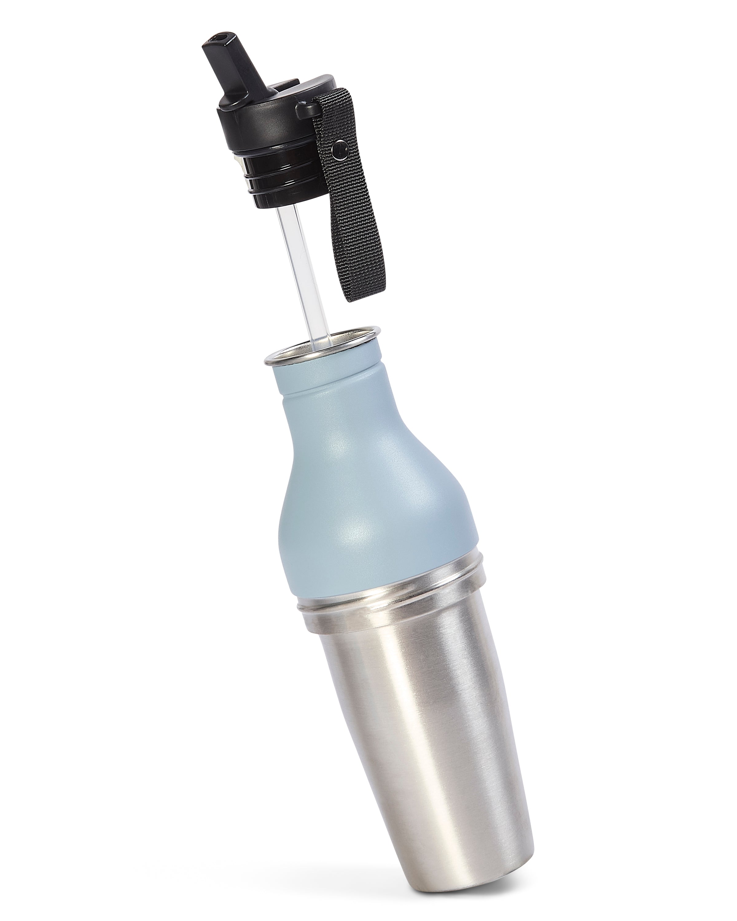 Arctic Blue Water Bottle + Lid