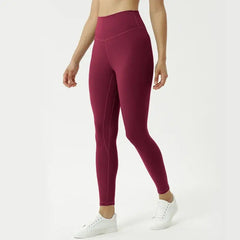 Airbrushed Burgundy Leggings