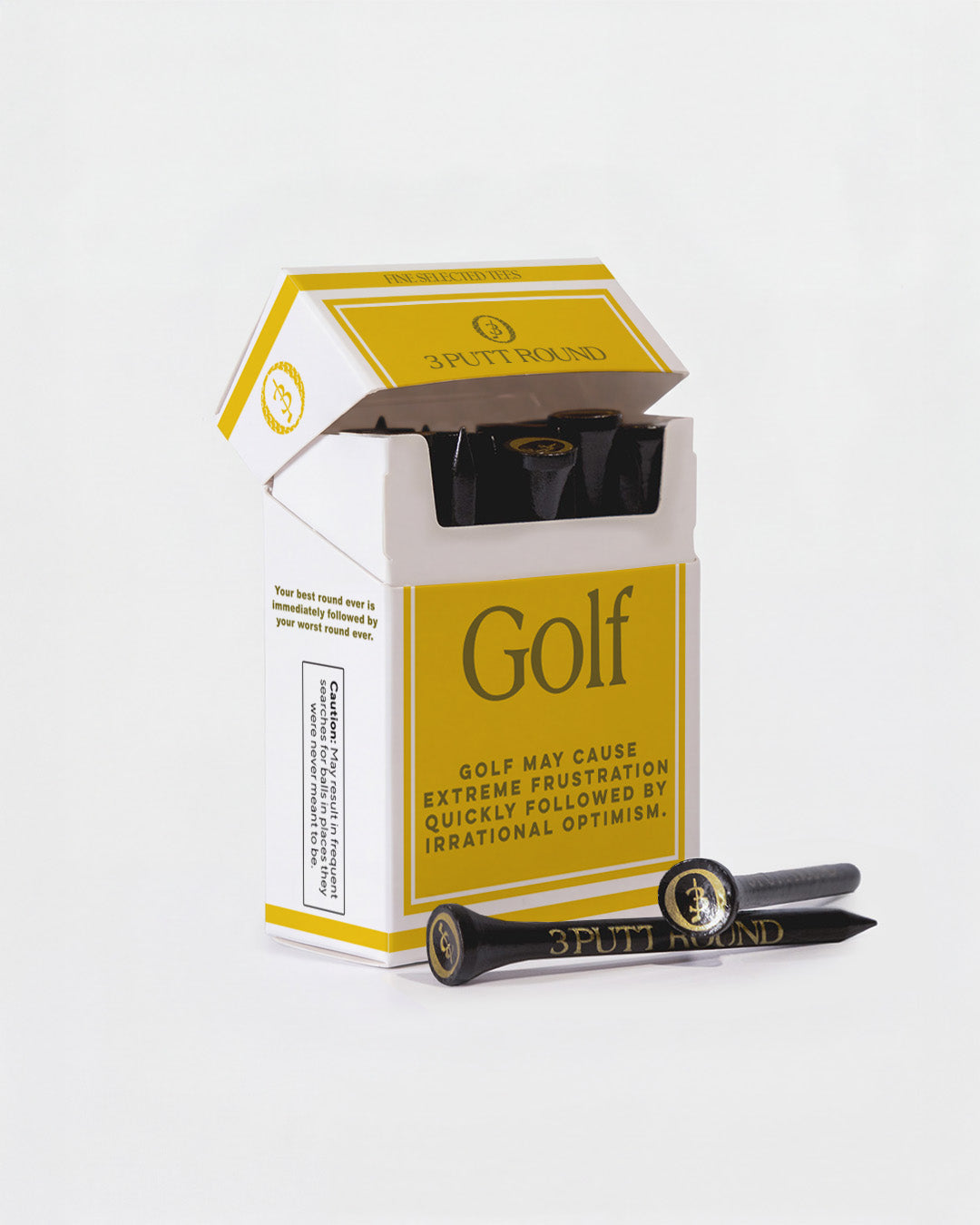 THE GOLD "GOLF ADDICTION" TEE PACK