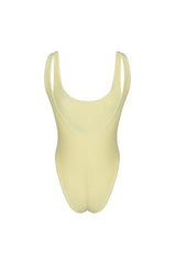 Orca Hand Beaded Yellow Swimsuit