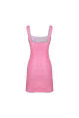 St. Barth Hand-Beaded Crystal Dress Multi Color - In Stock