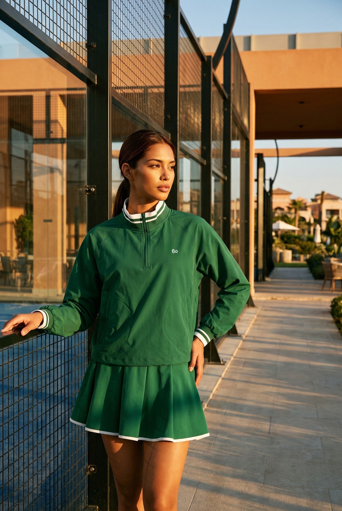GRACE Zip Sweater & Skirt Set