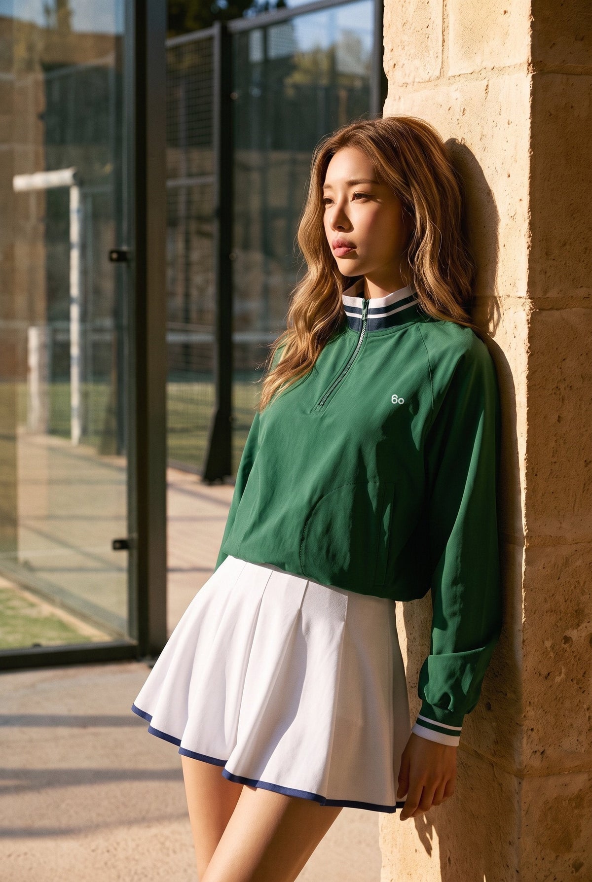 GRACE Zip Sweater & Skirt Set