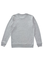 BY11 Organic Cotton Crewneck Logo Sweatshirt Grey - Avenue Athletica
