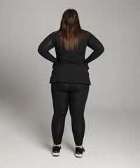 Cuffed Sleeve Compression Top