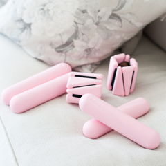 Dumbbell Strength Bars - 4kg Pair Weights Pink