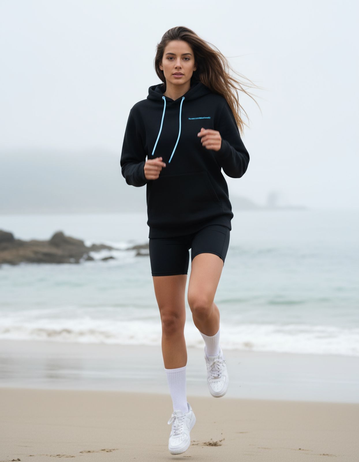 Ocean Hoodie ― Black