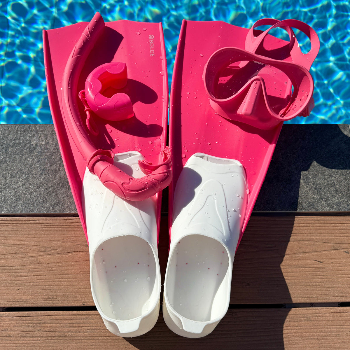 The BOLDE Ocean Set- Fins, Mask & Compact Snorkel
