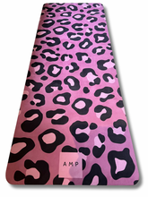 Amp Yoga Mat - Purple Leopard Microfibre