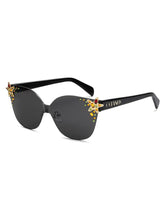 Oceanus X SOJOS Glowheart Sunglasses Black