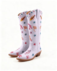 Arizona Embroidered Leather Boots